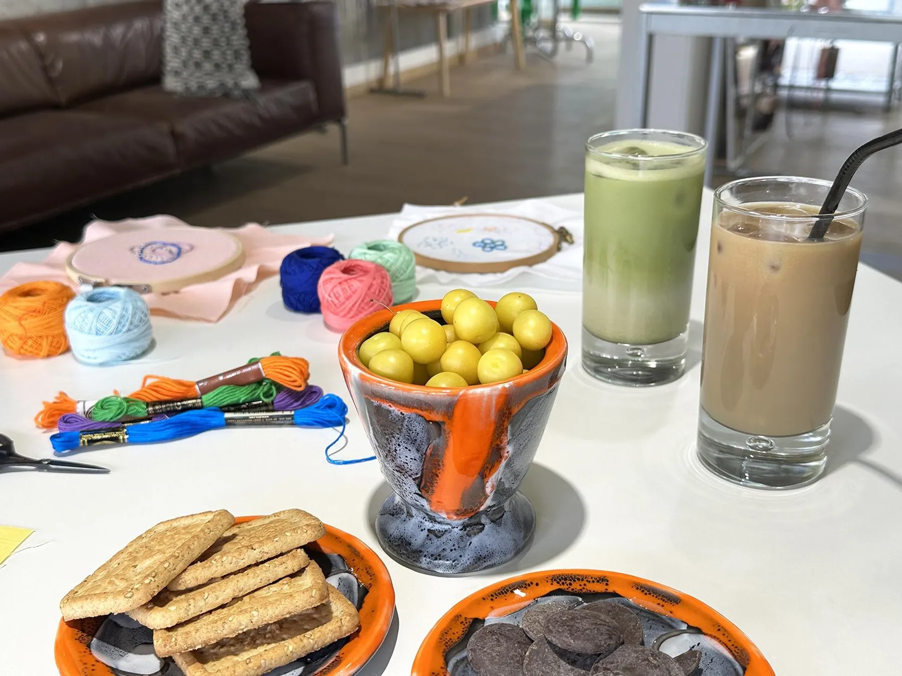 Réalisez votre motif brodé lors d'un goûter ou d'un apéro avec Mathilde - Image n°1 - Wecandoo