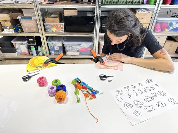 Réalisez votre motif brodé lors d'un goûter ou d'un apéro avec Mathilde - Afbeelding nr. 5 - Wecandoo