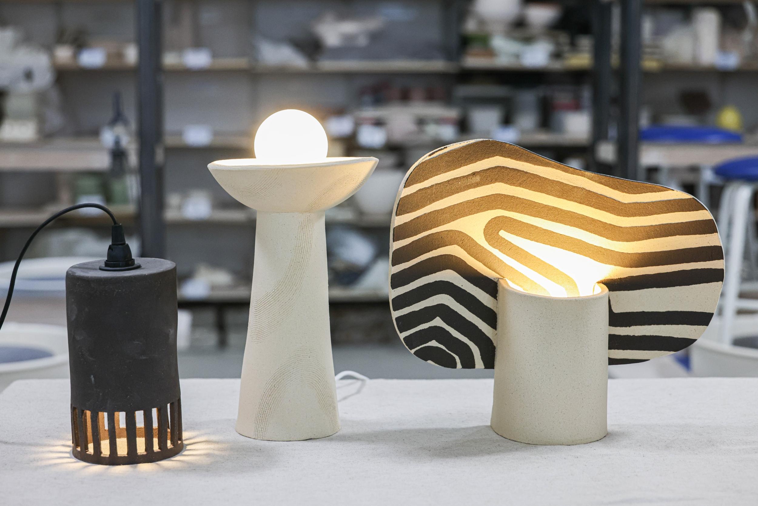 Façonnez votre lampe en céramique