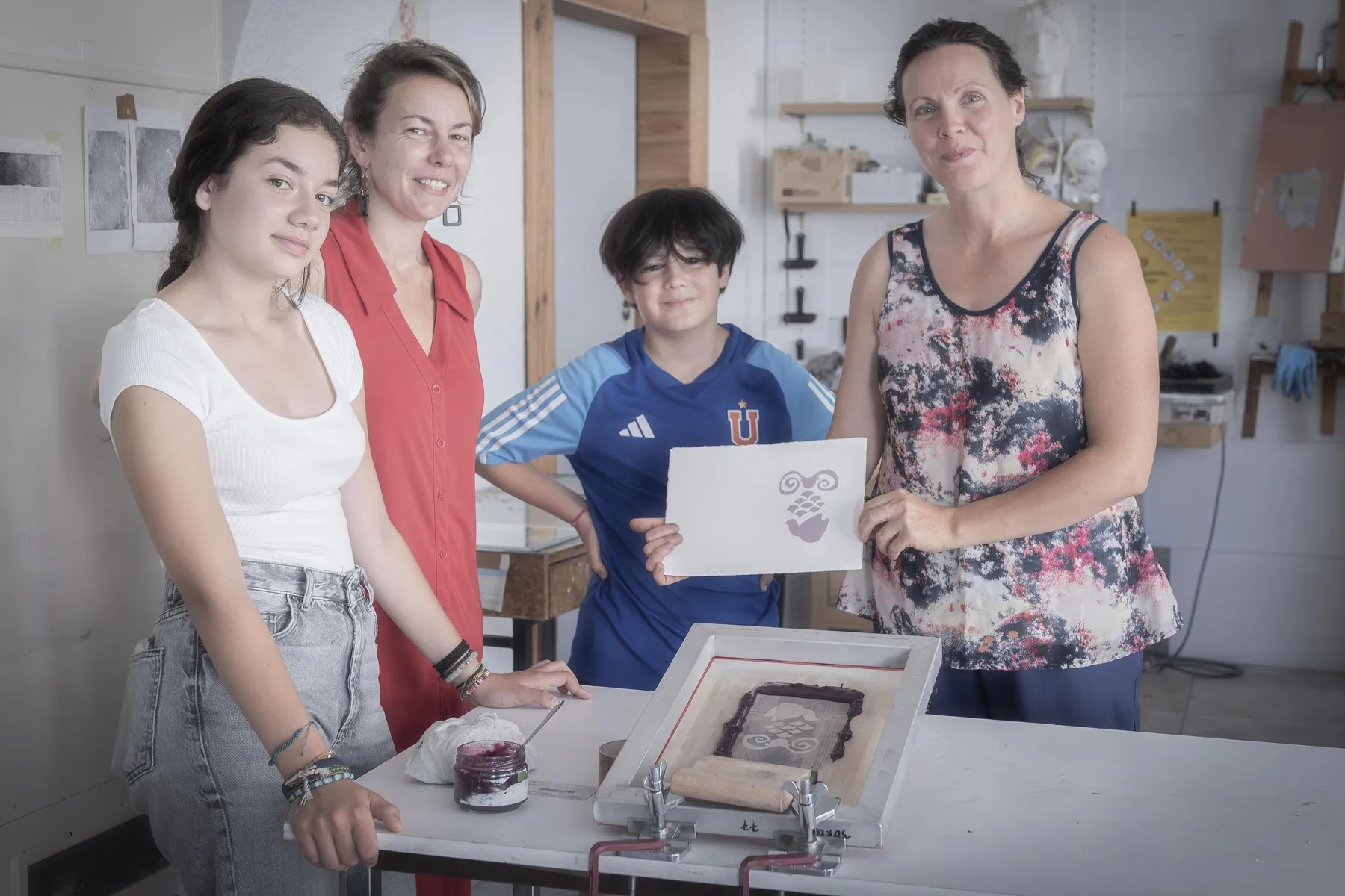 Sérigraphiez vos motifs sur une journée en duo avec votre enfant, accompagnés par Amandine - Image n°1 - Wecandoo