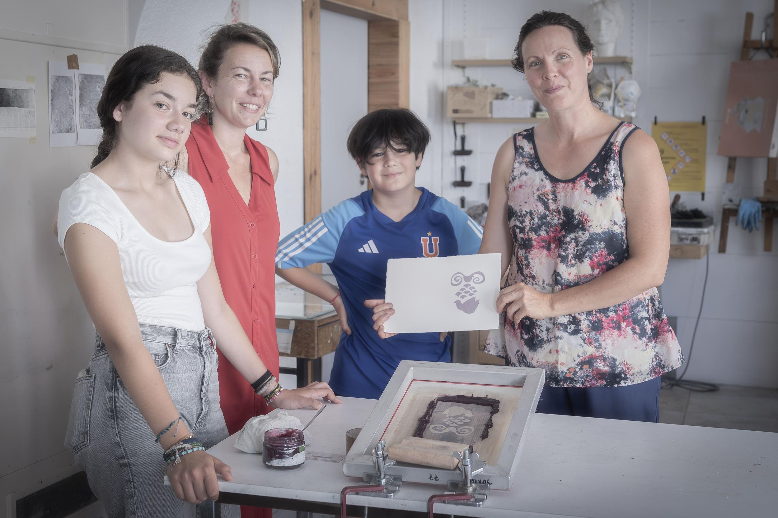 Sérigraphiez vos motifs en duo avec votre enfant