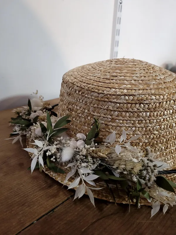 Décorez votre chapeau de fleurs séchées avec Alexandra et Céline - Image n°5 - Wecandoo