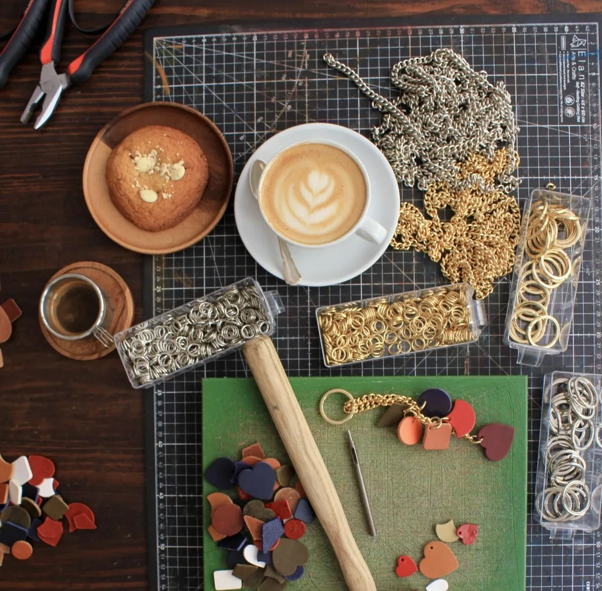 Créez votre porte-clés en cuir autour d'un goûter