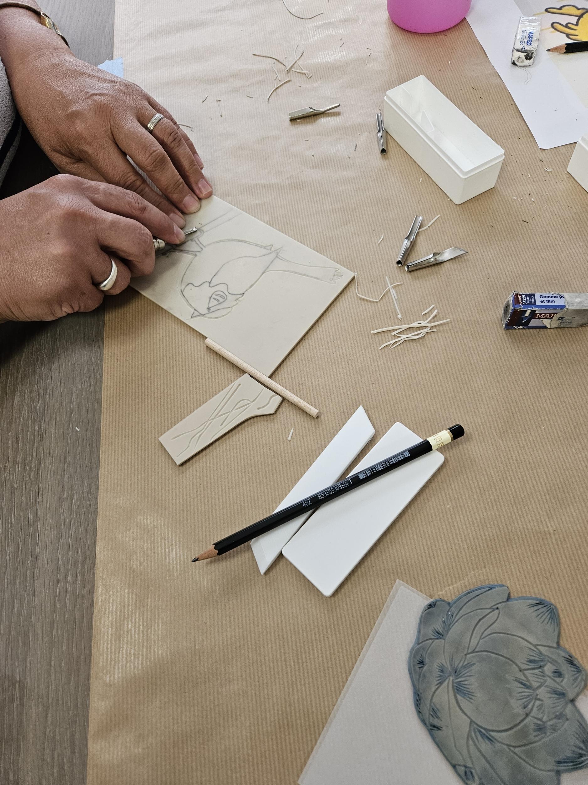 Initiez-vous à la linogravure - Image n°5 - Wecandoo
