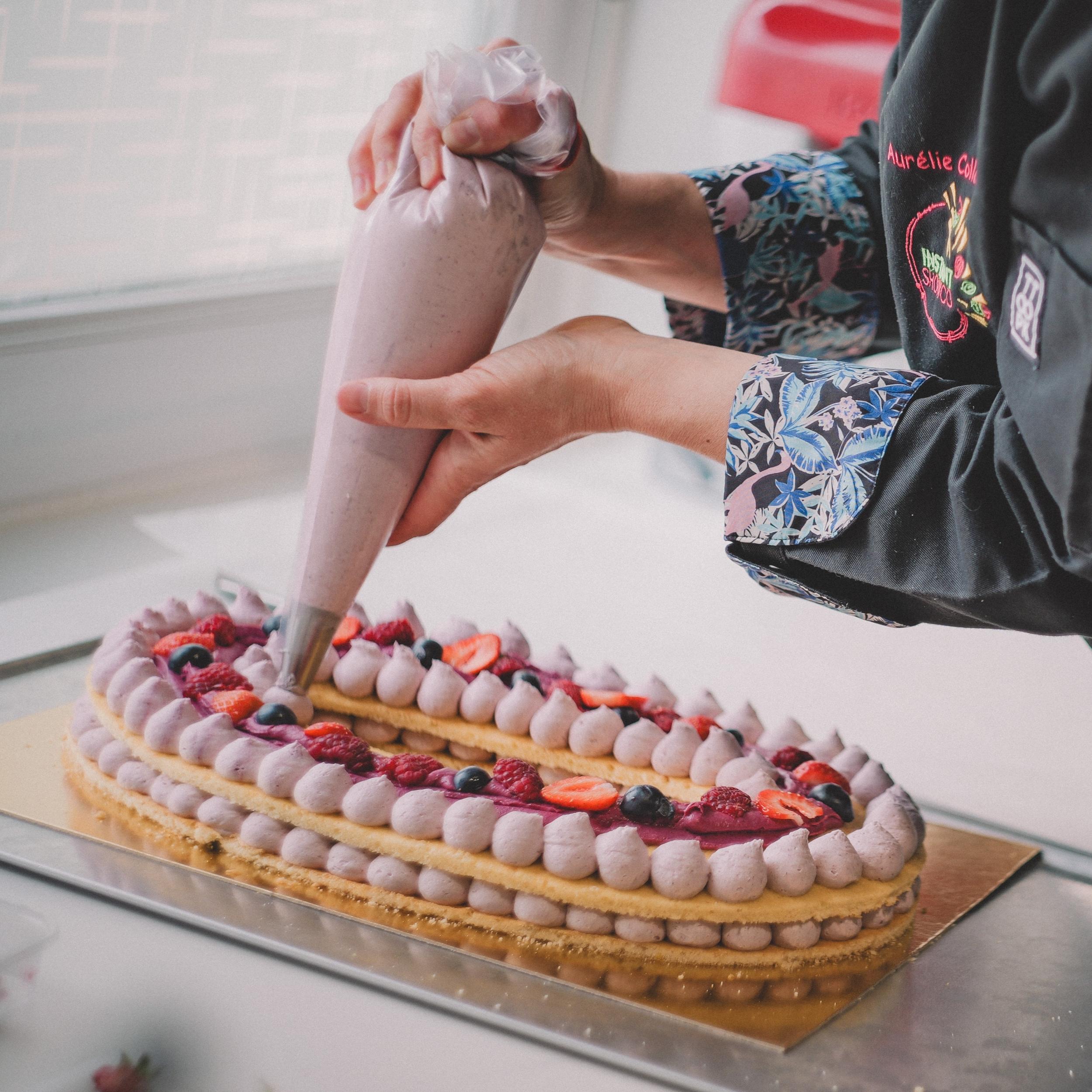 Réalisez votre gâteau chocolat-fruits