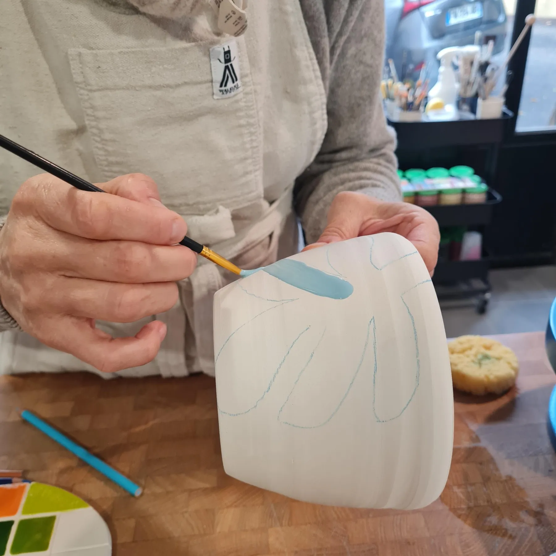 Initiez-vous à la peinture sur céramique avec Muriel - Afbeelding nr. 3 - Wecandoo