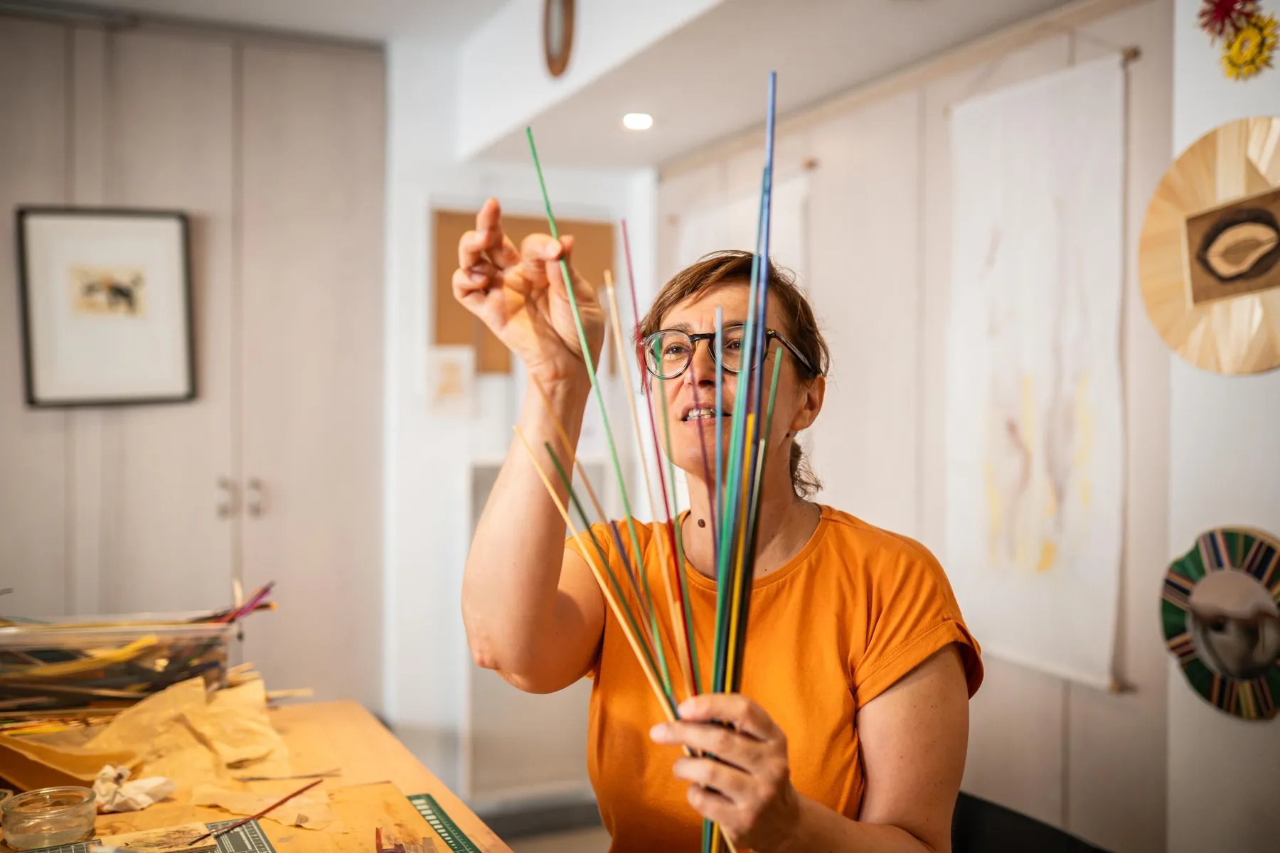 Réalisez votre tableau en marqueterie de paille avec Sophie-Dorothée - Image n°3 - Wecandoo