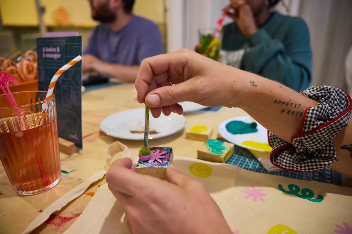 Customisez votre textile autour d'un goûter