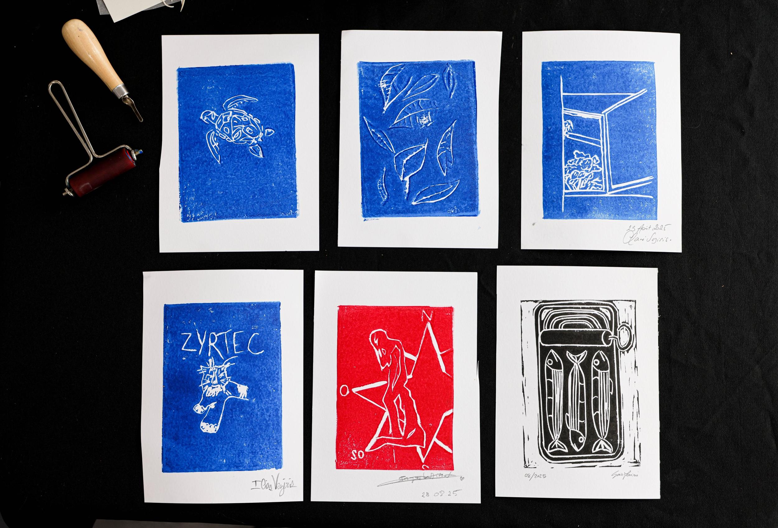 Créez votre estampe en linogravure autour d’un goûter avec Amina - Image n°7 - Wecandoo