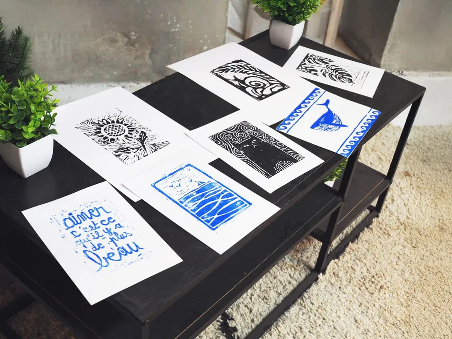 Réalisez une affiche en linogravure avec Anna - Image n°1 - Wecandoo