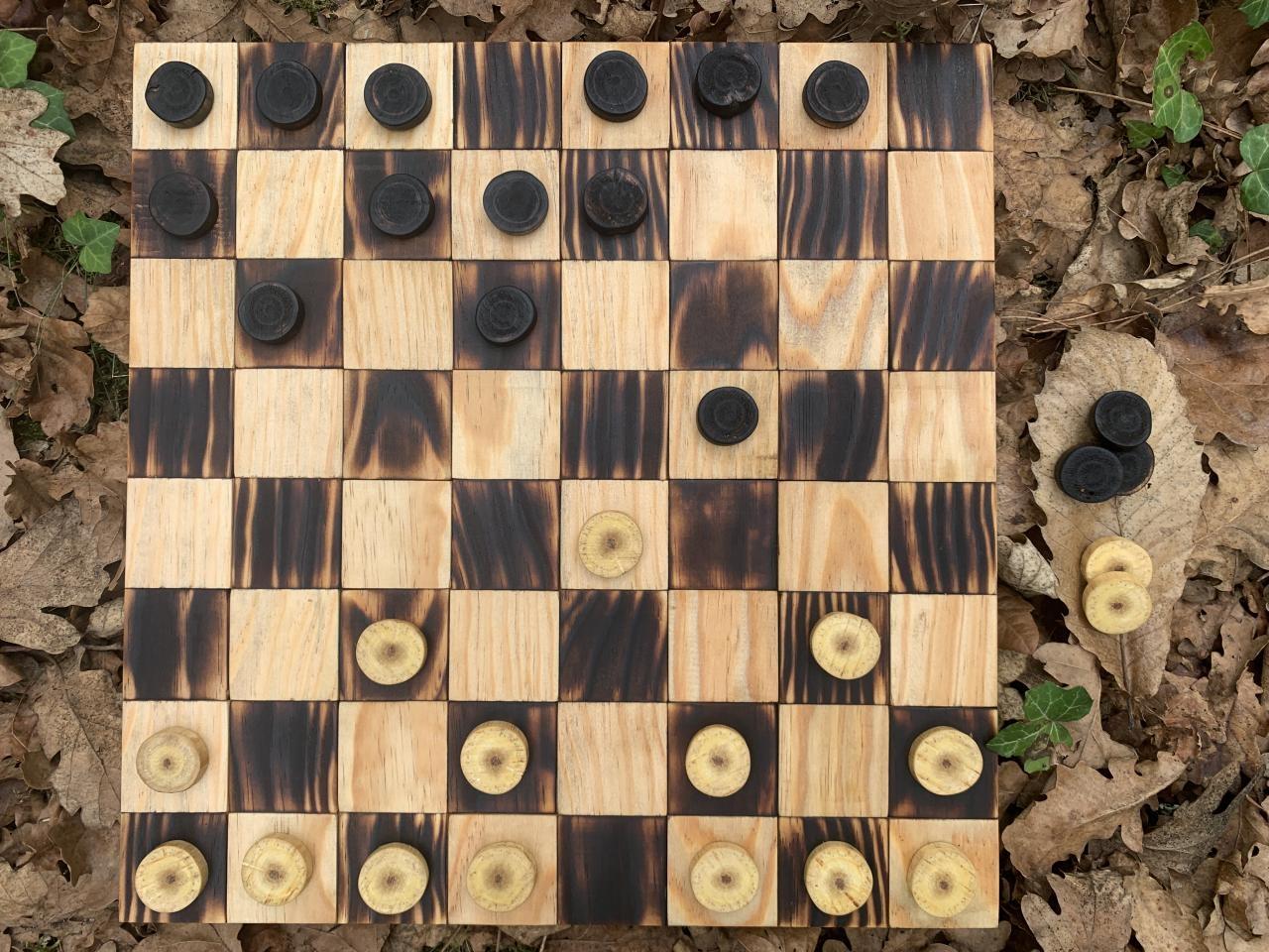 Réalisez votre damier et ses pions en bois