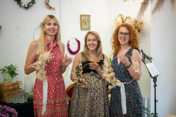 Réalisez votre couronne de fleurs séchées avec Emilie - Afbeelding nr. 3 - Wecandoo