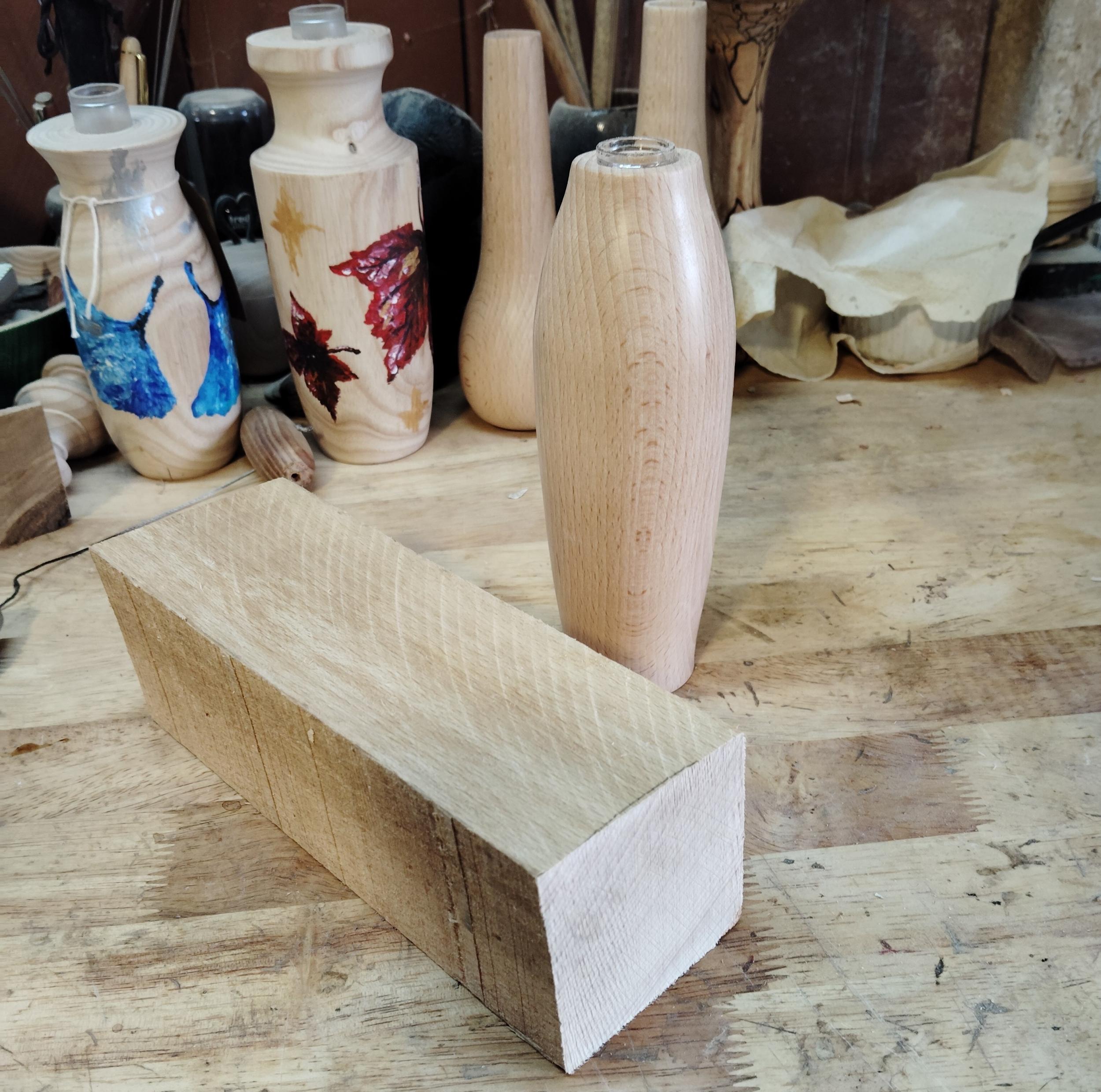 Réalisez un soliflore au tour à bois avec Tristan - Image n°1 - Wecandoo