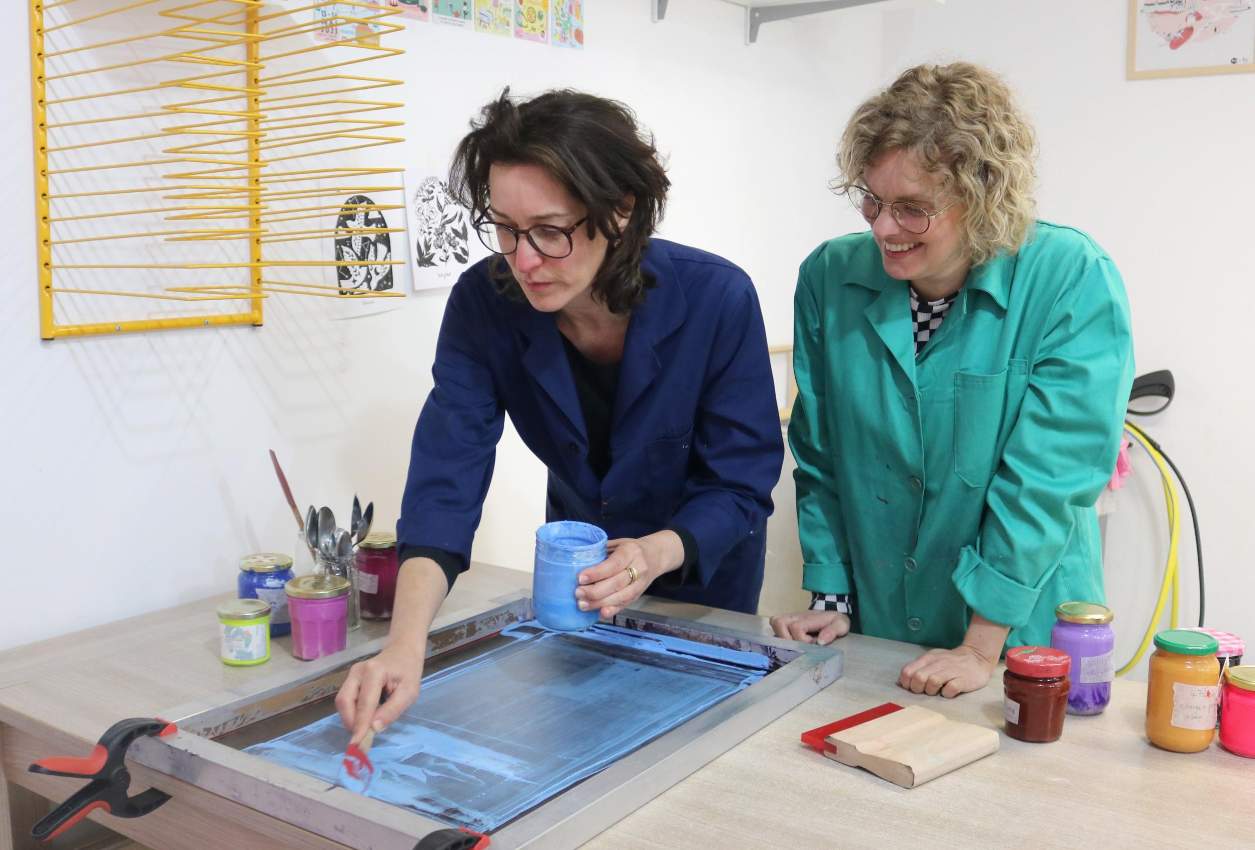 Découvrez la sérigraphie avec Amélie et Clémence - Image n°8 - Wecandoo