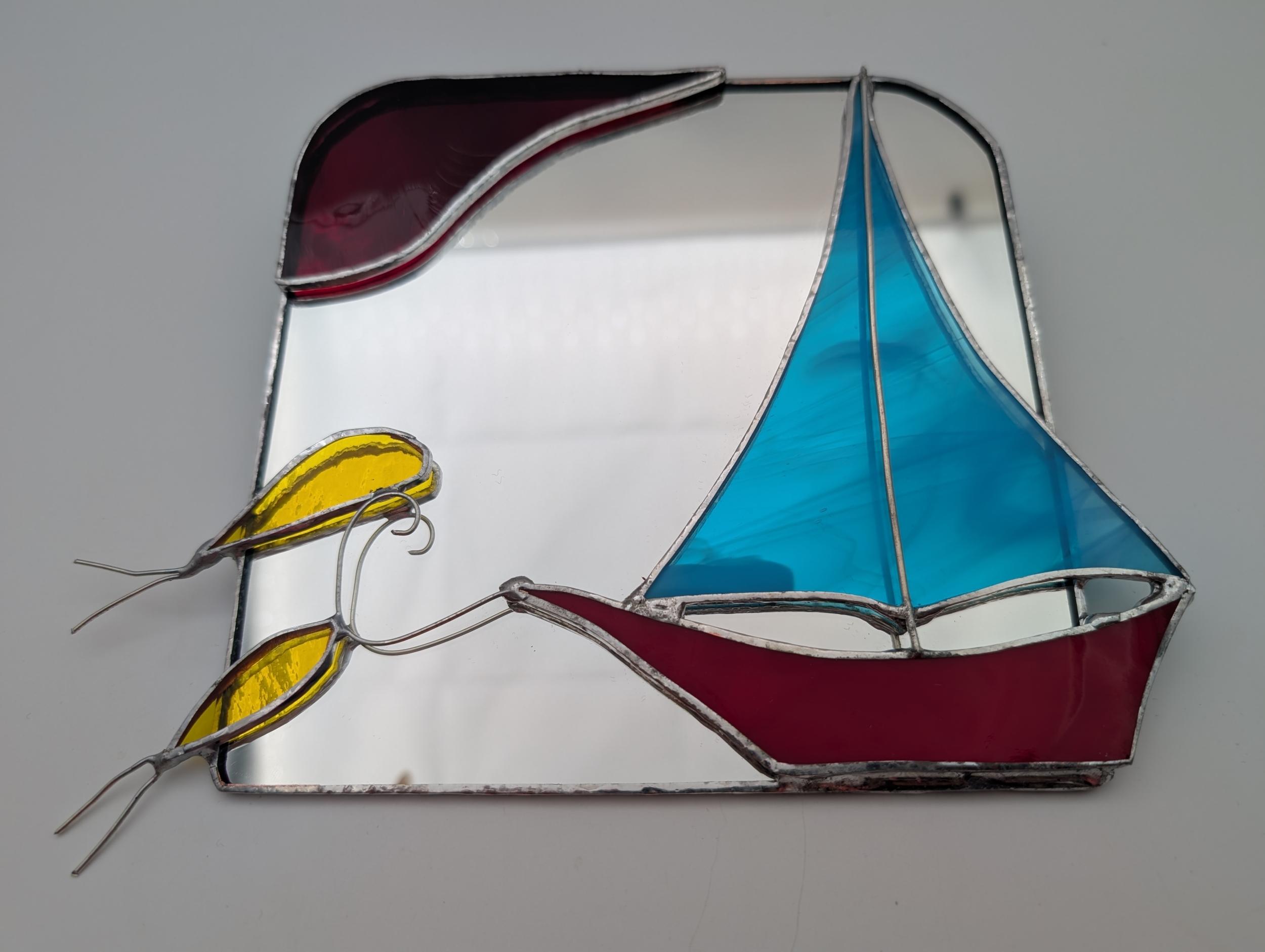 Réalisez votre miroir en vitrail Tiffany avec Brigitte - Image n°7 - Wecandoo