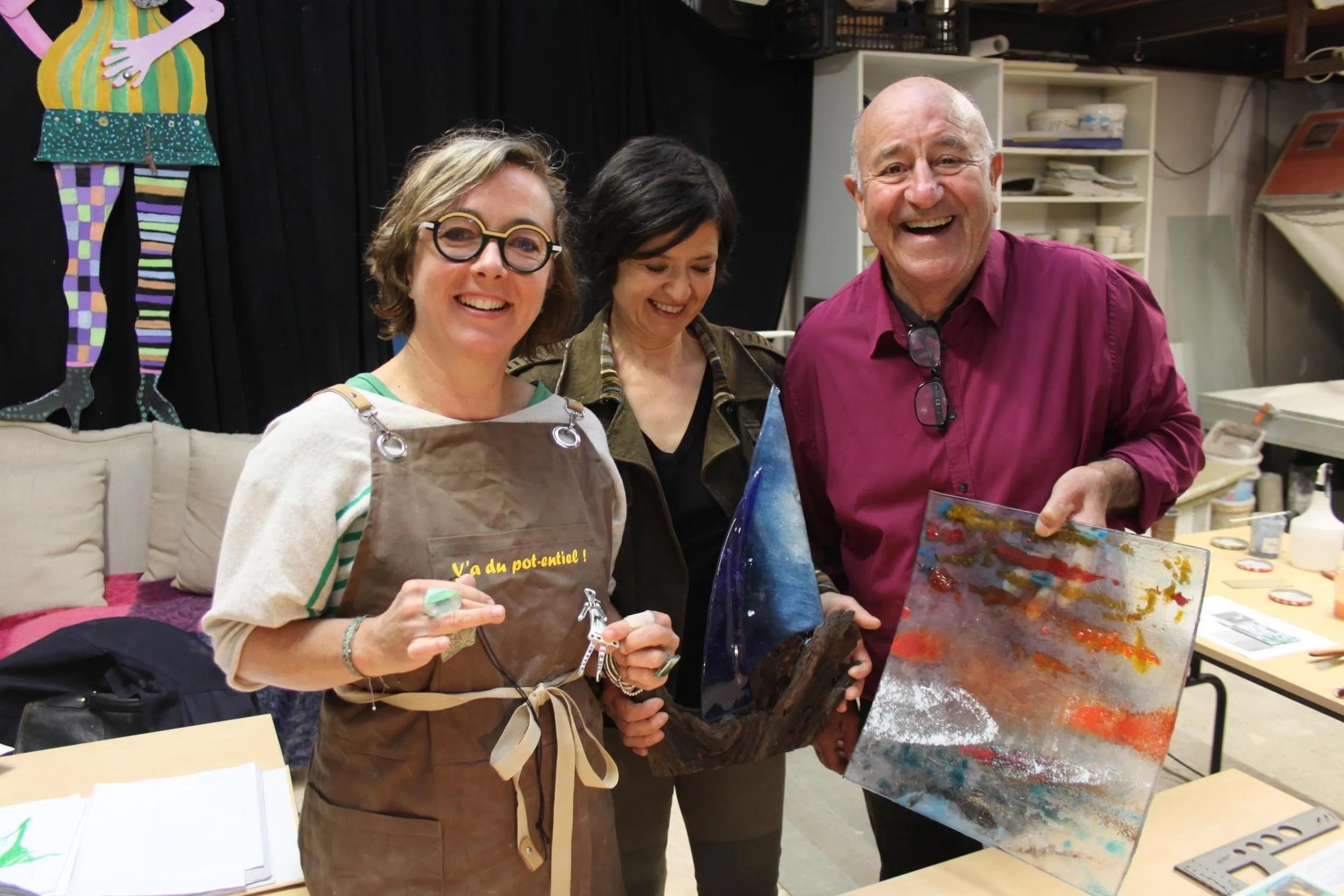 Réalisez votre plat ou plateau en verre fusing