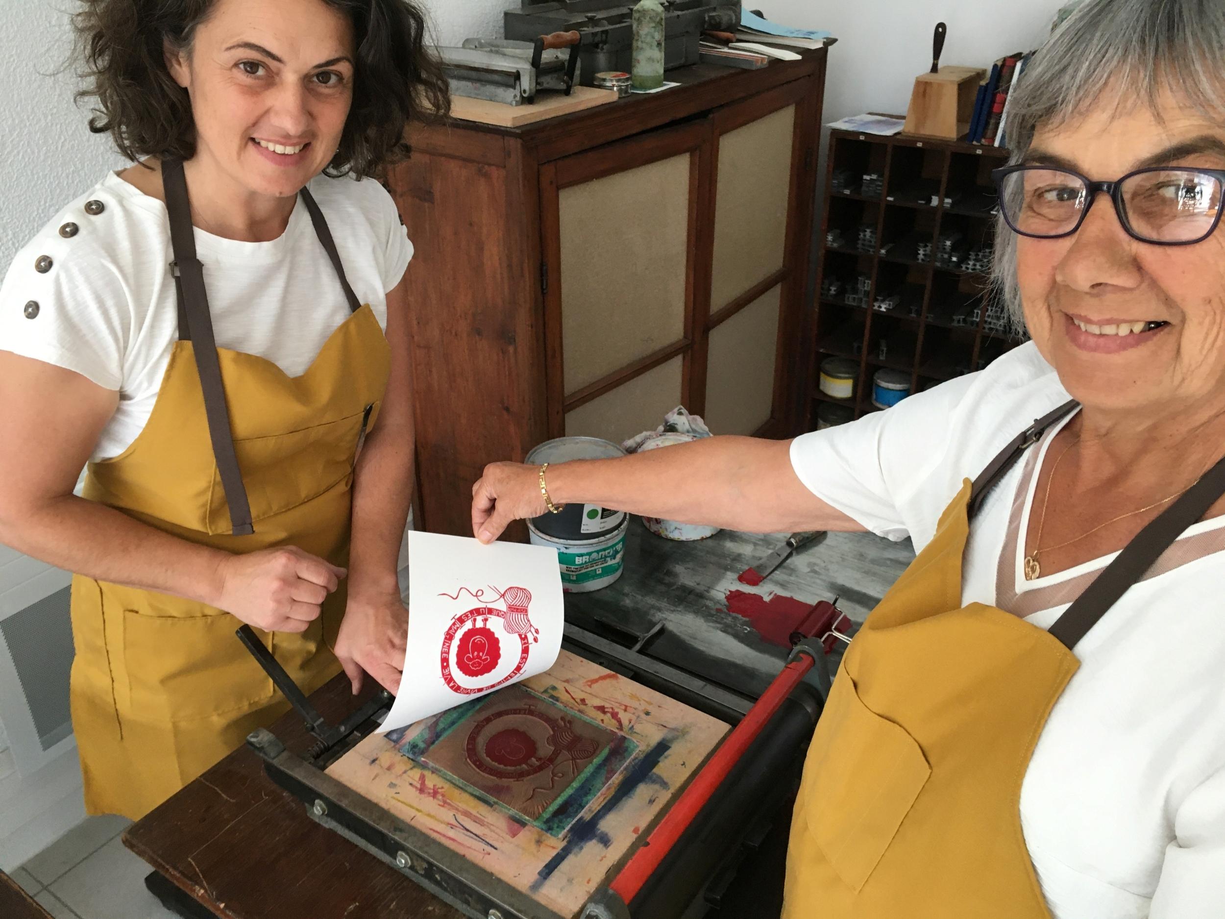 Découvrez la linogravure avec Marielle - Image n°7 - Wecandoo
