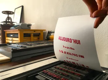 Découvrez l'impression typographique