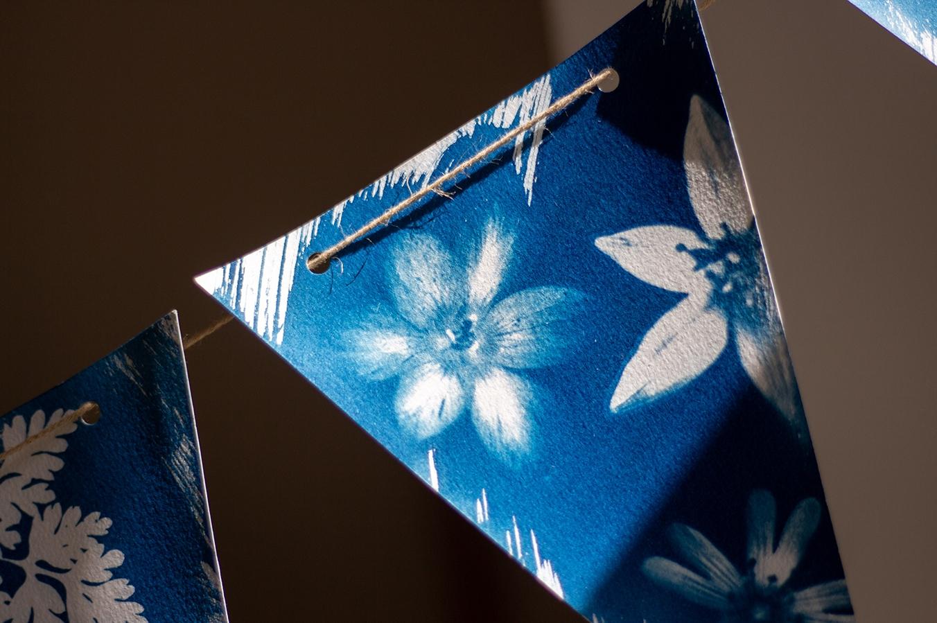 Consolidez votre équipe et créez une fresque ou guirlande de fanions en cyanotype avec Fanch - Image n°8 - Wecandoo