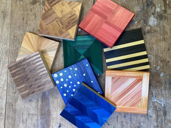 Découvrez la marqueterie de paille avec votre enfant
