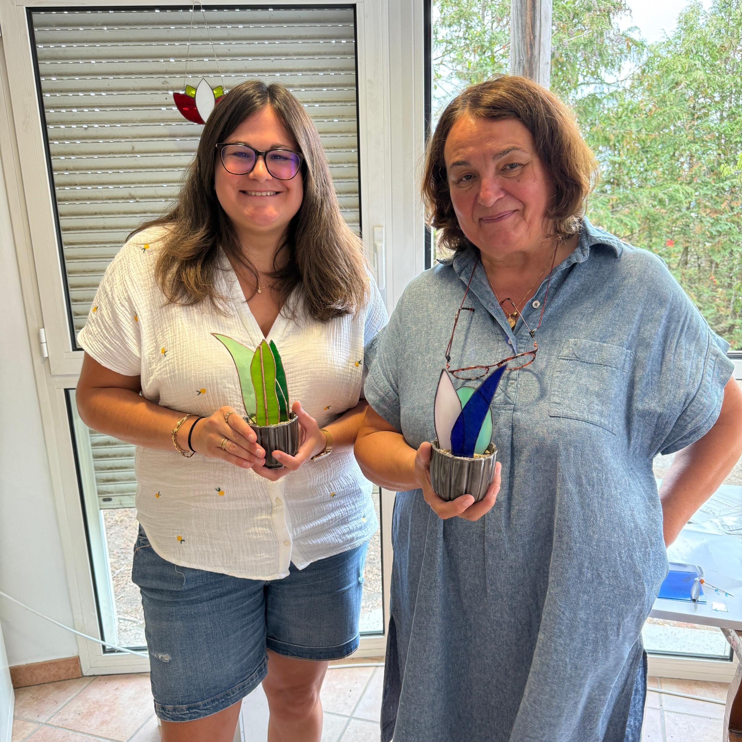 Créez votre cactus en vitrail Tiffany avec Barbara - Image n°12 - Wecandoo