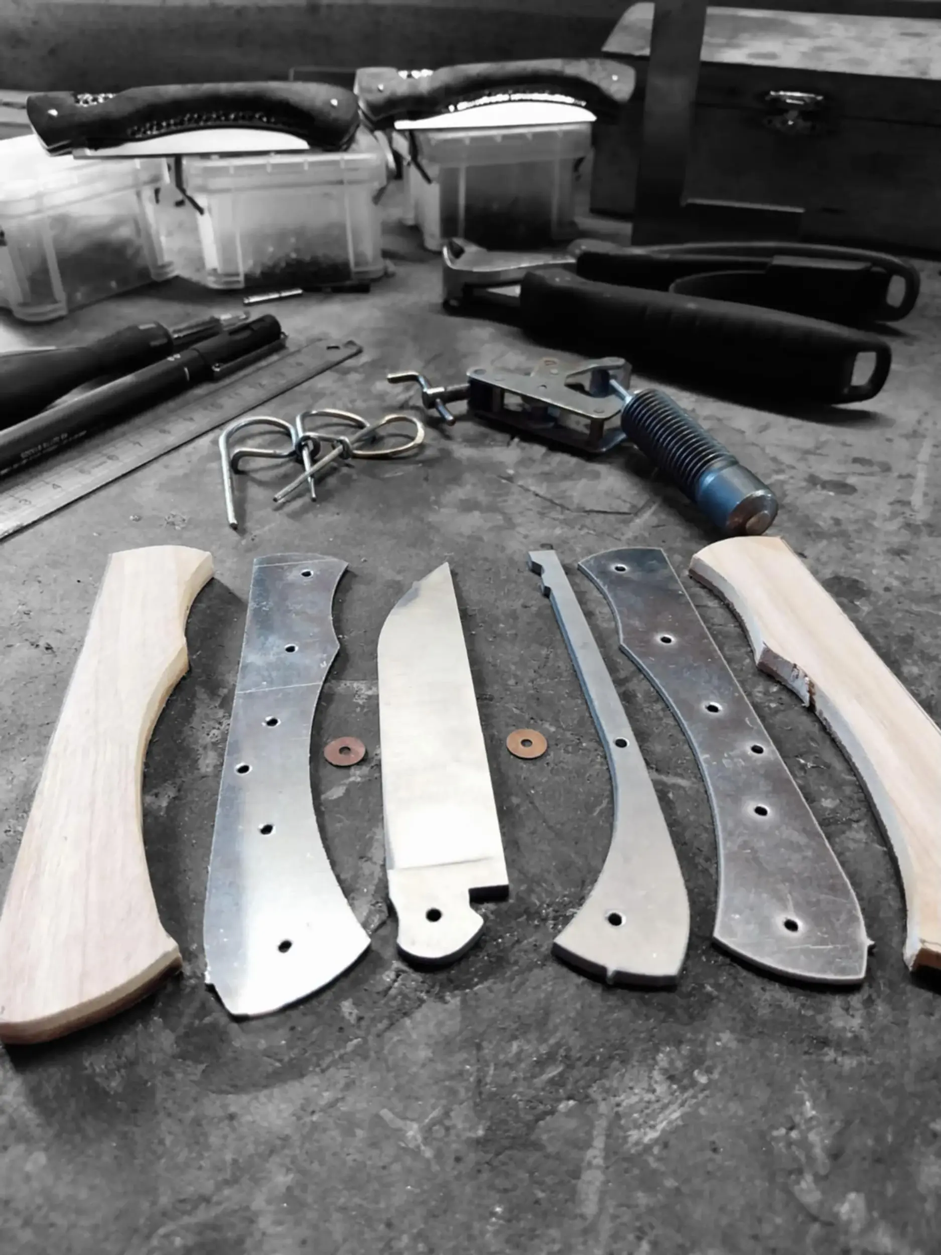 Montez votre couteau pliant sur une journée