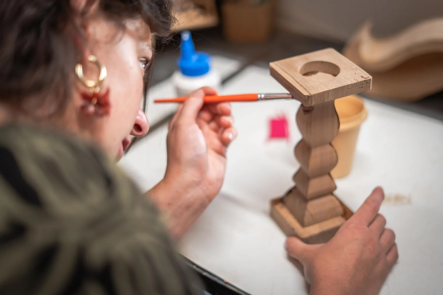 Réalisez votre bougeoir en bois avec Sandrine - Image n°1 - Wecandoo