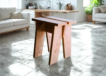 Fabriquez un tabouret en bois massif