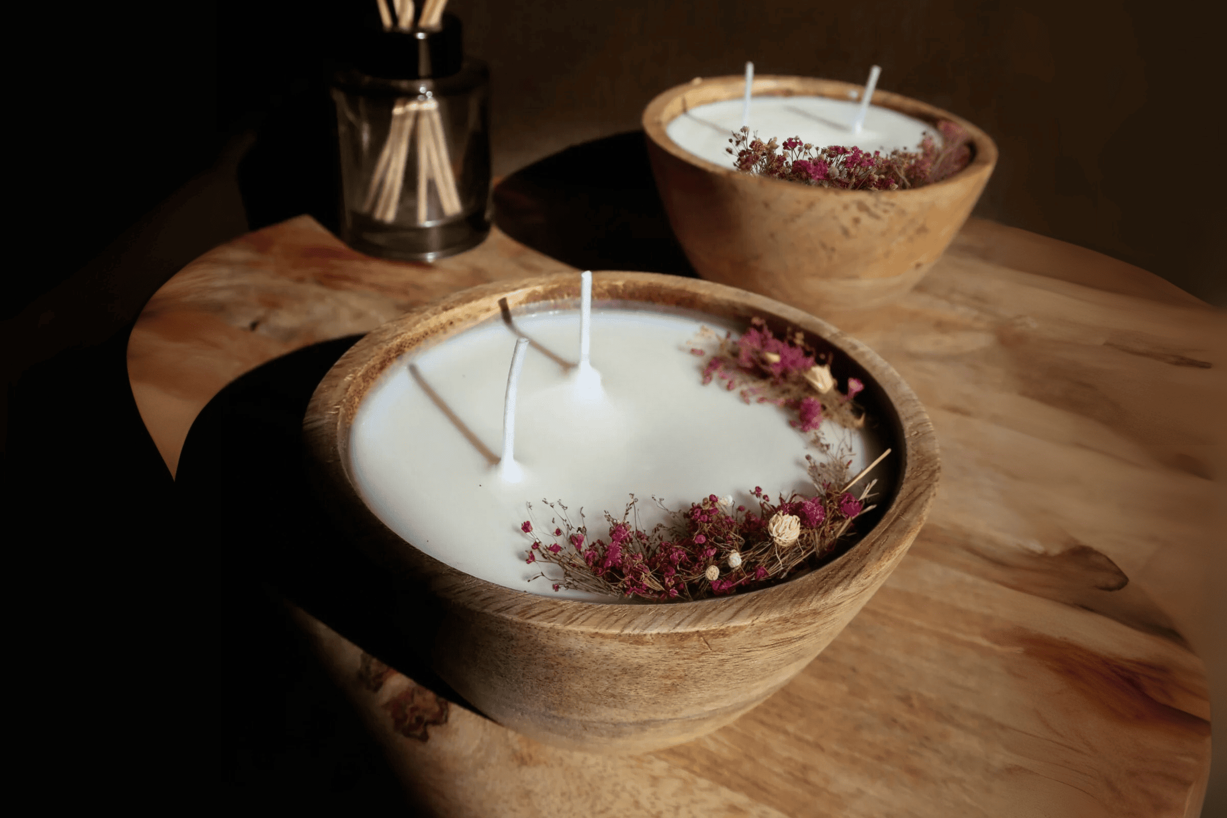 Fabriquez votre bougie parfumée et fleurie XXL