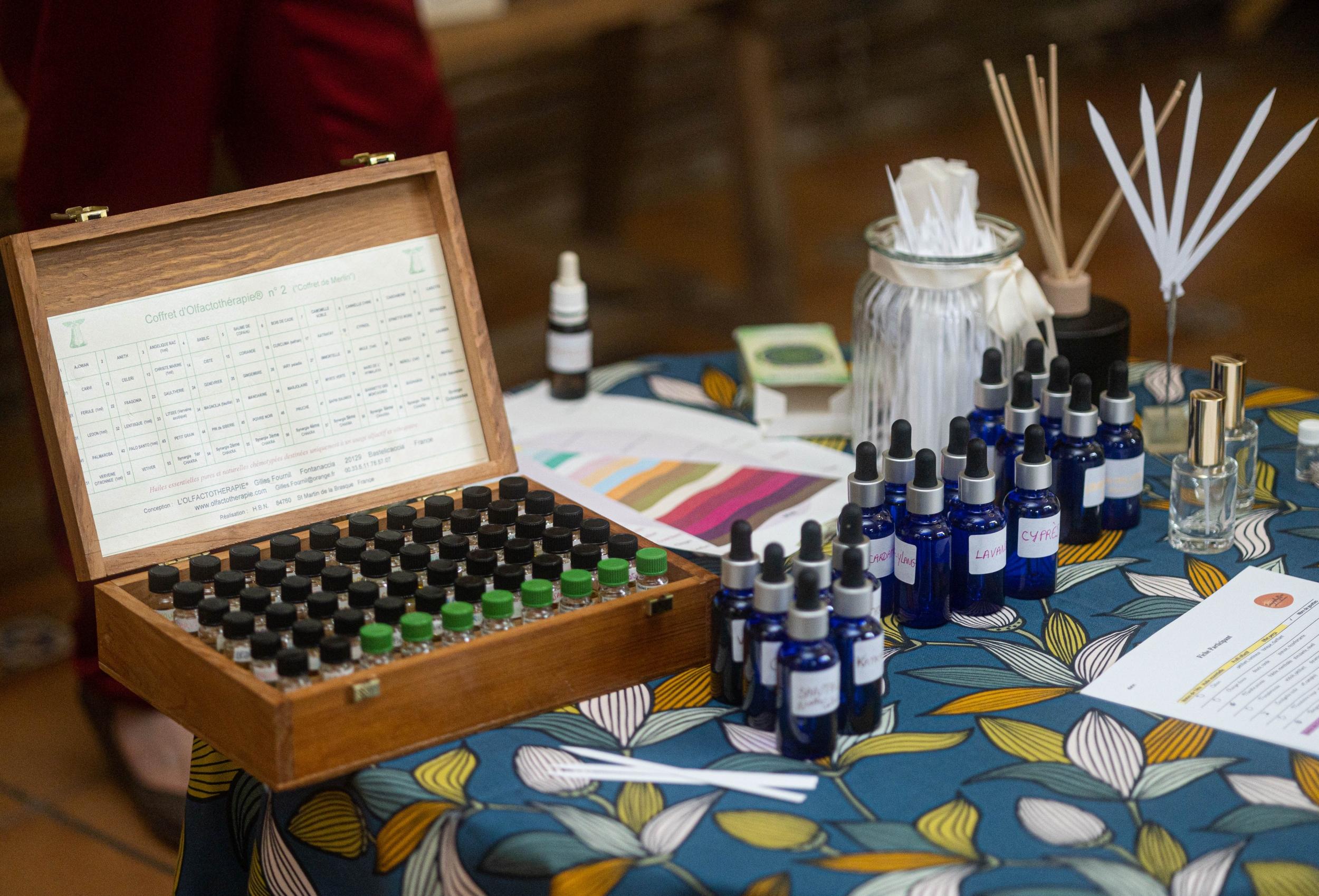 Composez votre fragrance d'entreprise en groupe