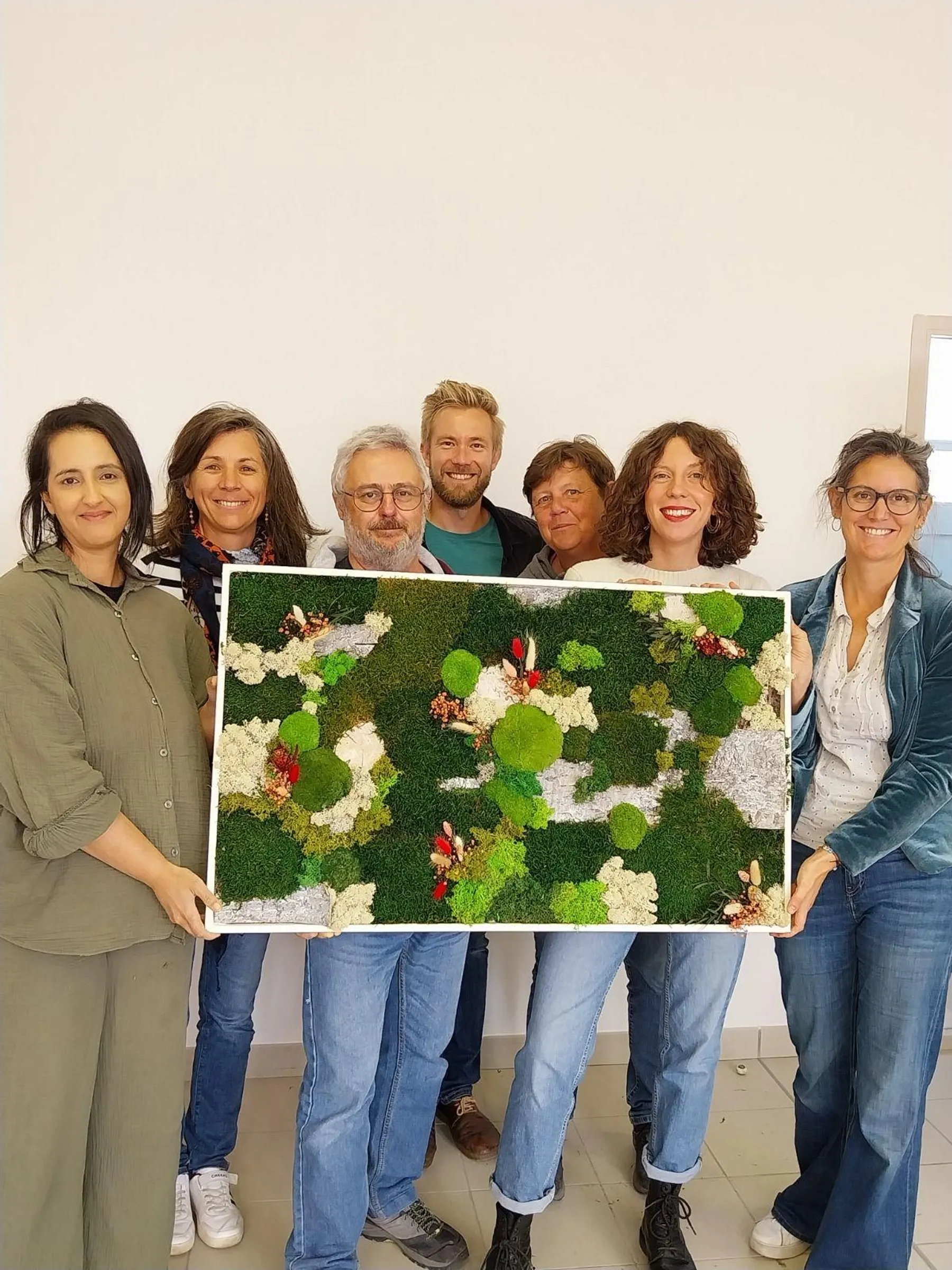 Créez votre fresque ou logo en végétaux stabilisés en équipe avec Amélie - Image n°4 - Wecandoo