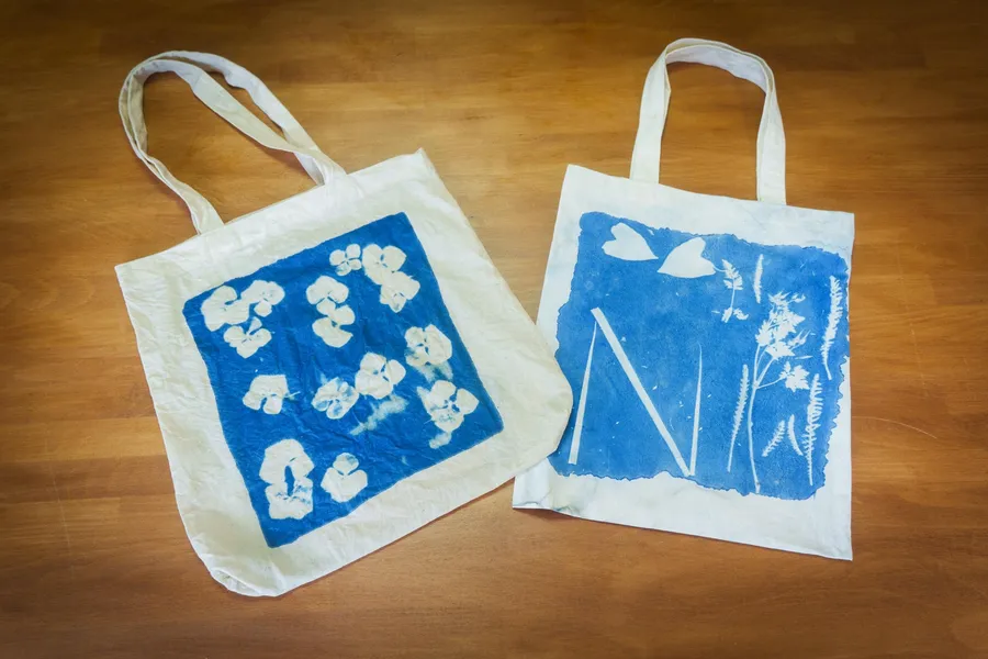 Réalisez votre foulard ou tote bag en cyanotype avec Clara - Image n°1 - Wecandoo