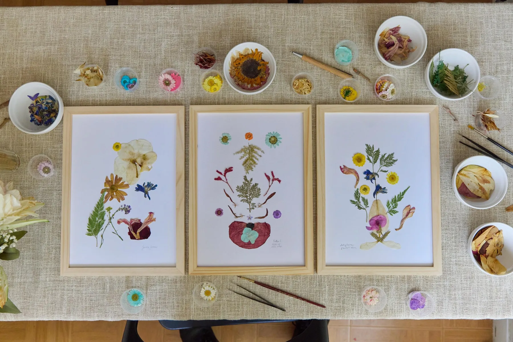 Découvrez l'art des fleurs pressées avec Claire - Afbeelding nr. 1 - Wecandoo