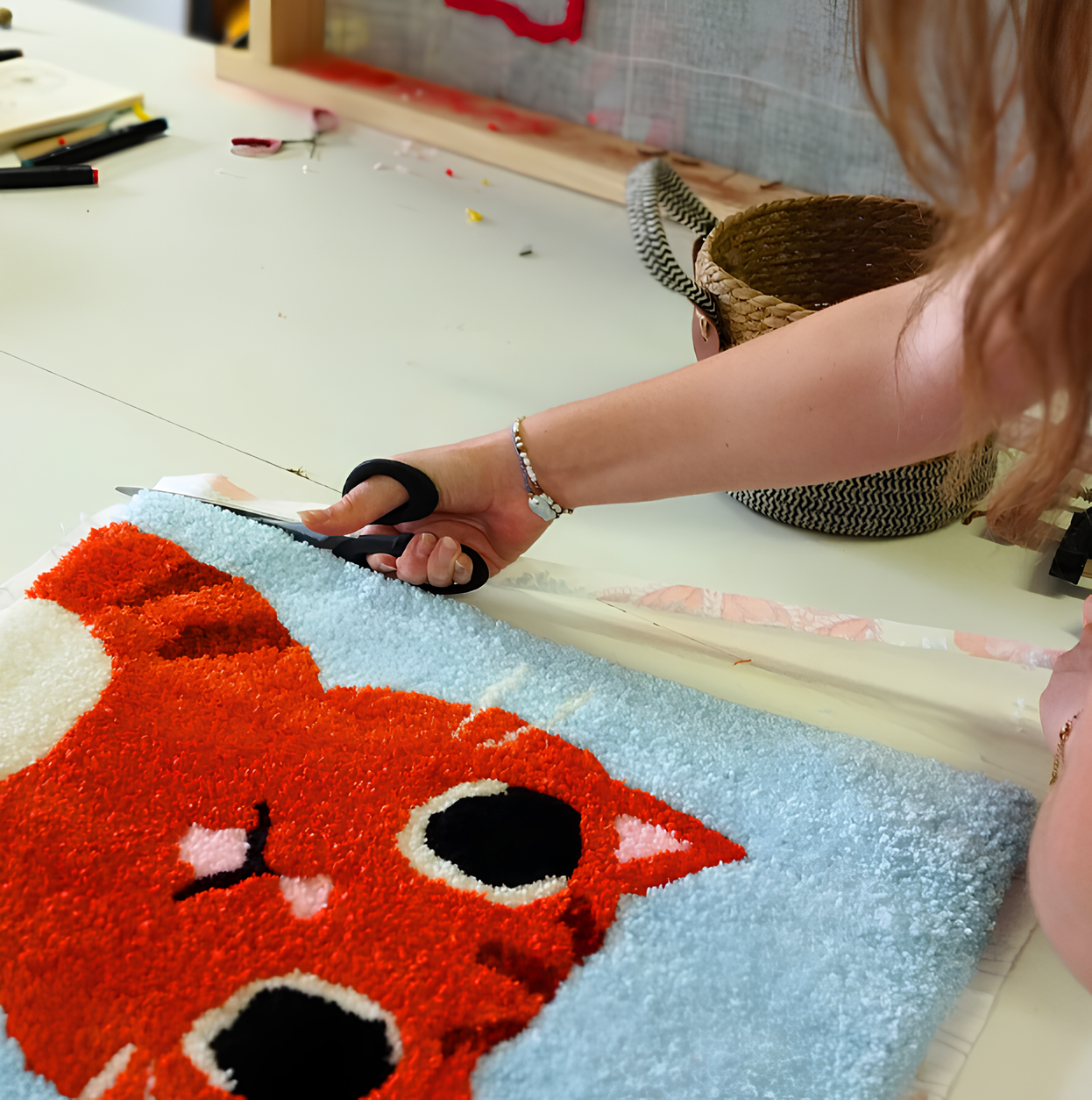 Réalisez votre grand tapis en tufting