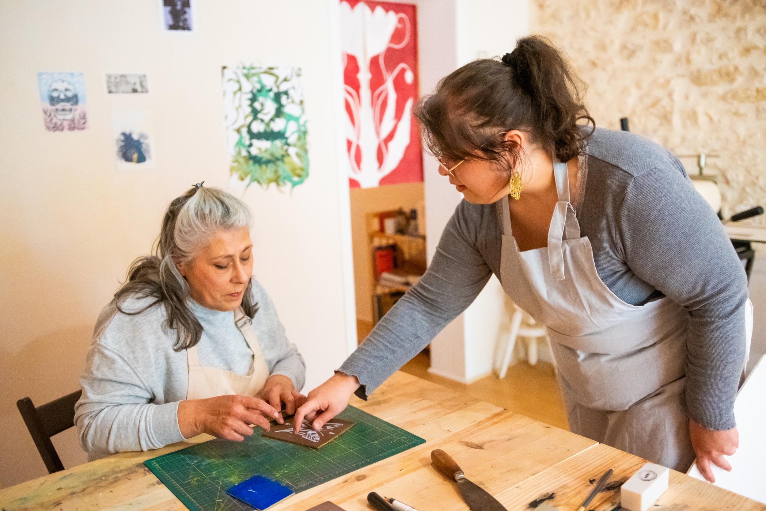 Découvre la linogravure avec Hortense - Image n°4 - Wecandoo