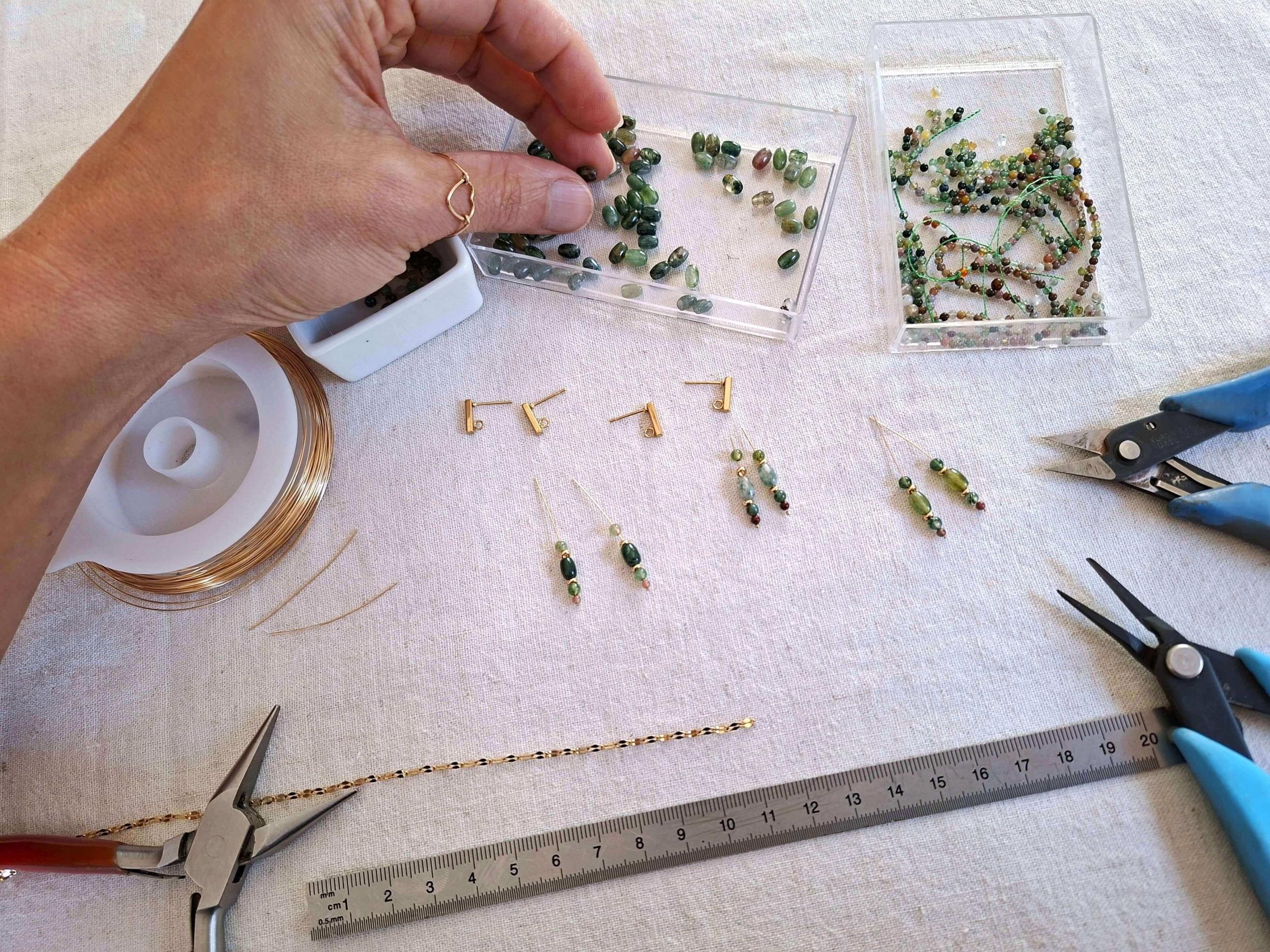Réalisez vos boucles d'oreilles bohèmes avec Manon - Image n°6 - Wecandoo