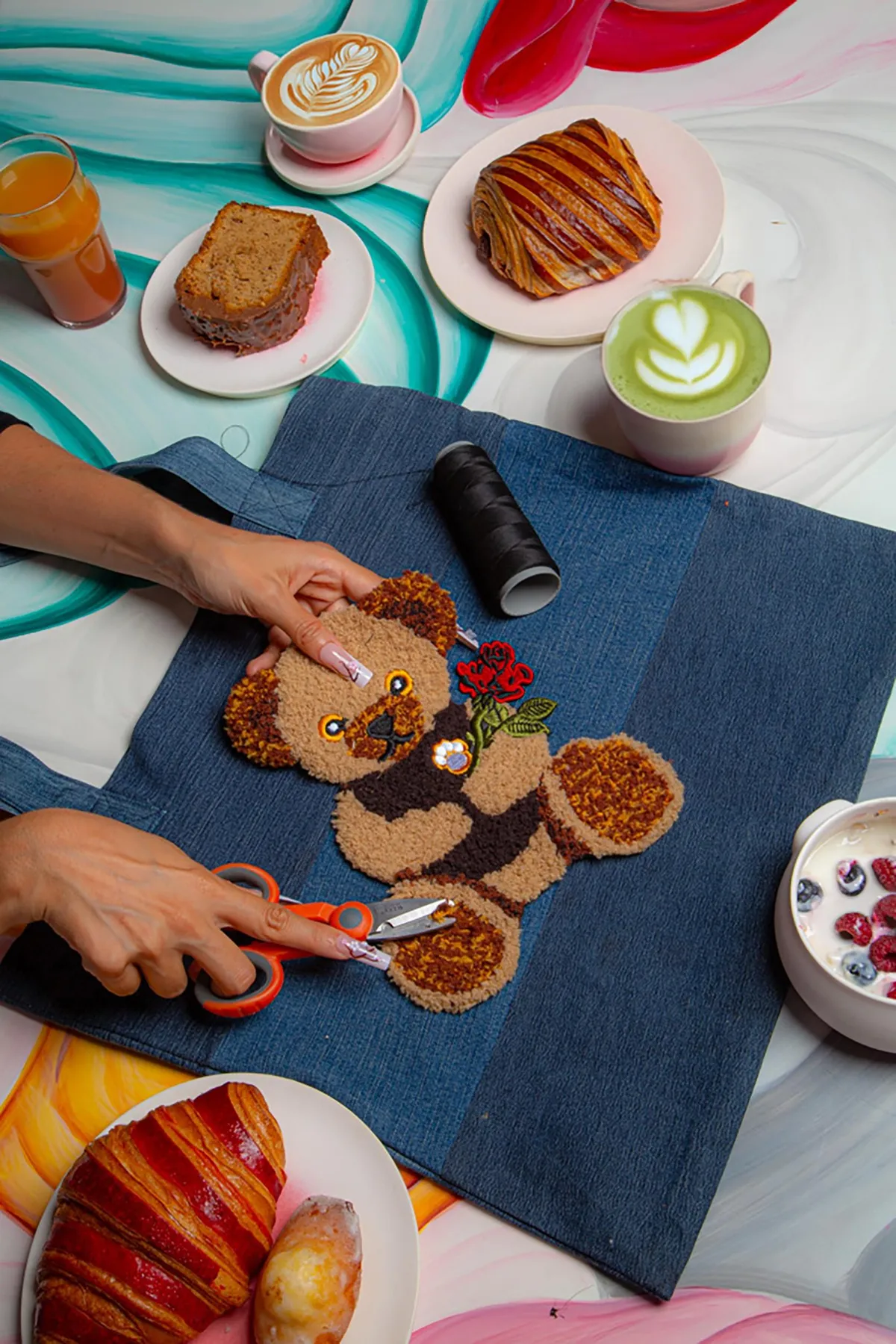 Créez votre tote bag autour d'une pause café