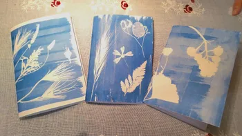 Fabriquez votre carnet en cyanotype