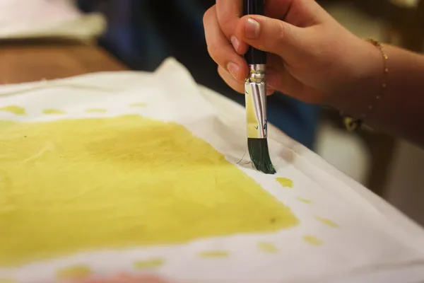 Réalisez votre foulard ou tote bag en cyanotype