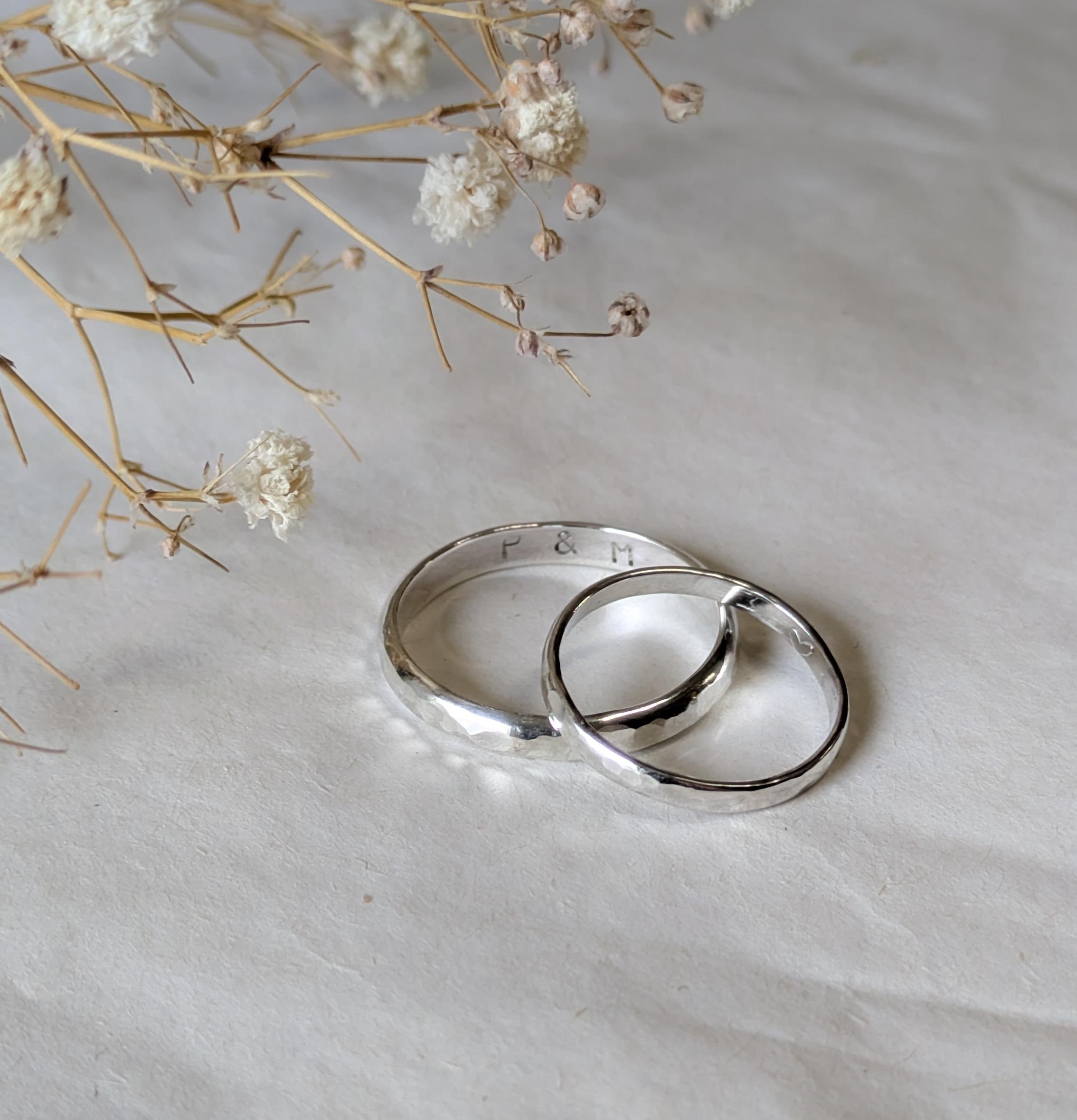 Fabriquez vos alliances en argent