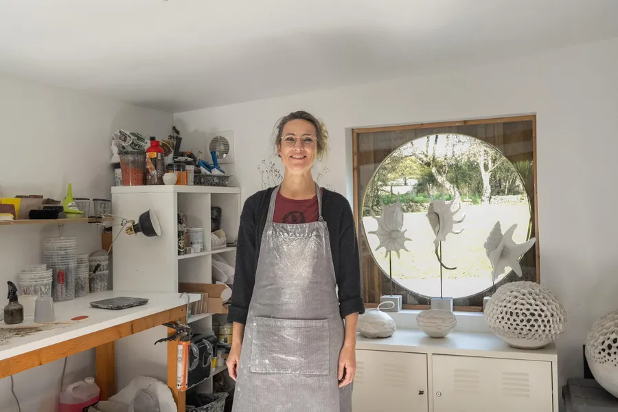 Justine : Créatrice d'objets en béton à Nantes
