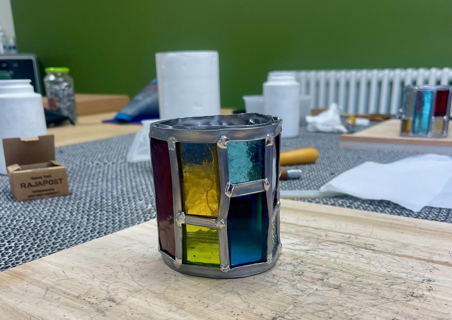 Réalisez votre photophore en vitrail