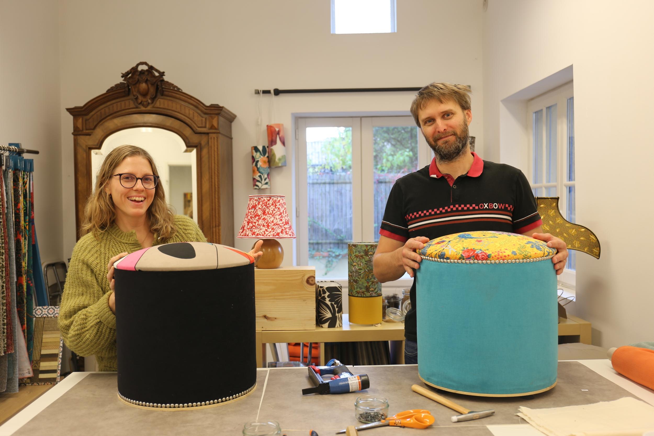 Créez votre pouf personnalisé avec Isabelle - Image n°7 - Wecandoo