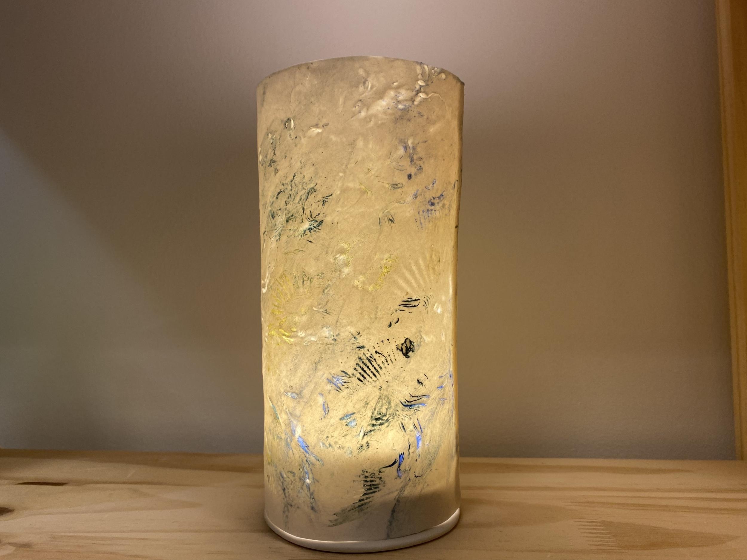 Fabriquez votre lampe de table en porcelaine papier