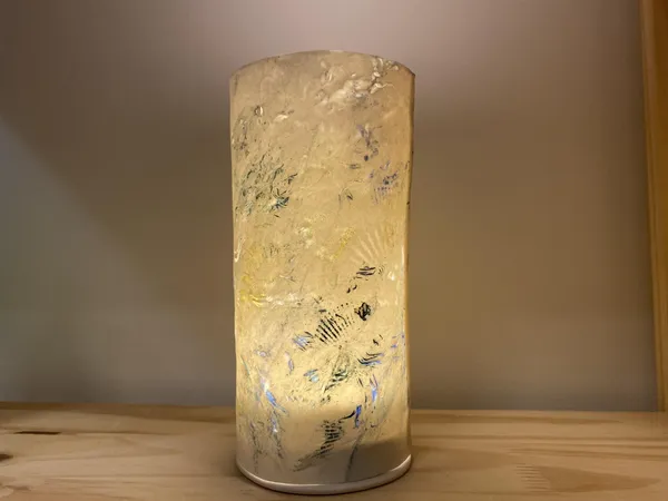 Fabriquez votre lampe de table en porcelaine papier