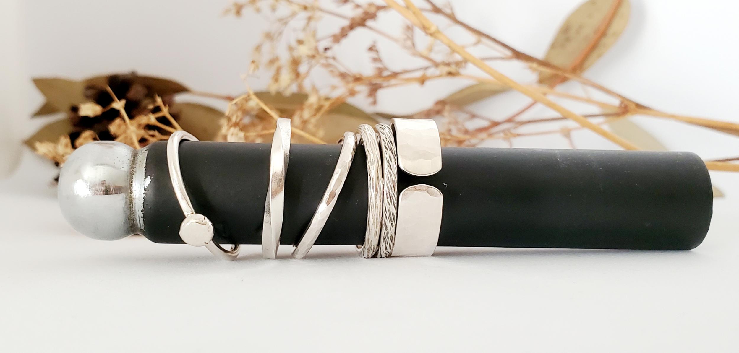 Fabriquez votre bague martelée en argent