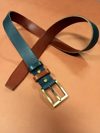 Fabriquez votre ceinture réversible en cuir