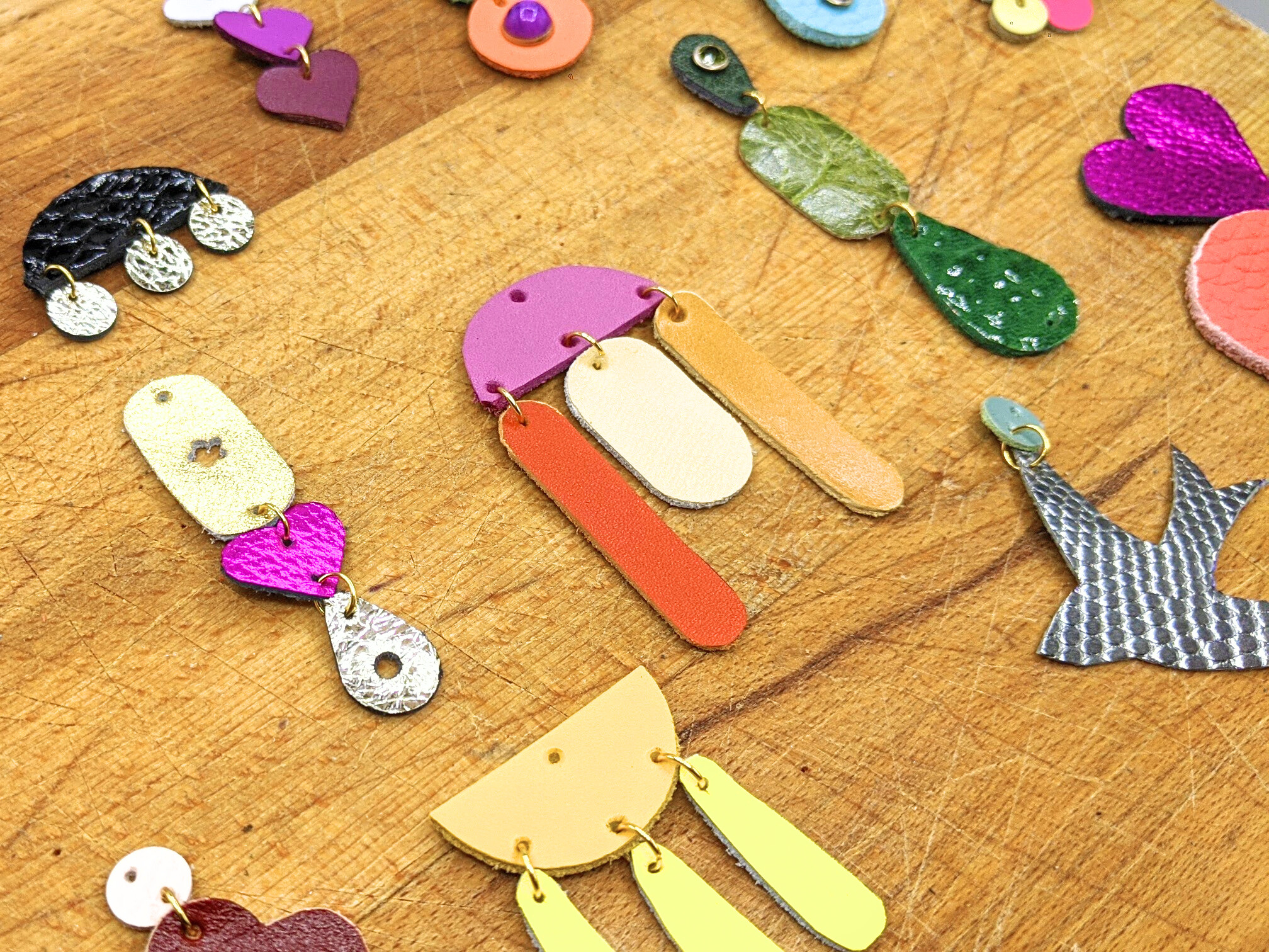 Créez vos boucles d'oreilles en cuir