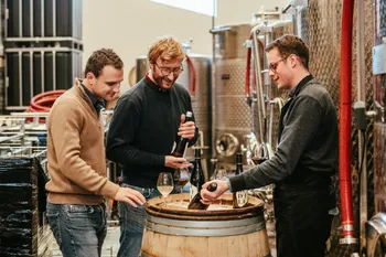 Dégustez des vins bio bruxellois dans un chai urbain