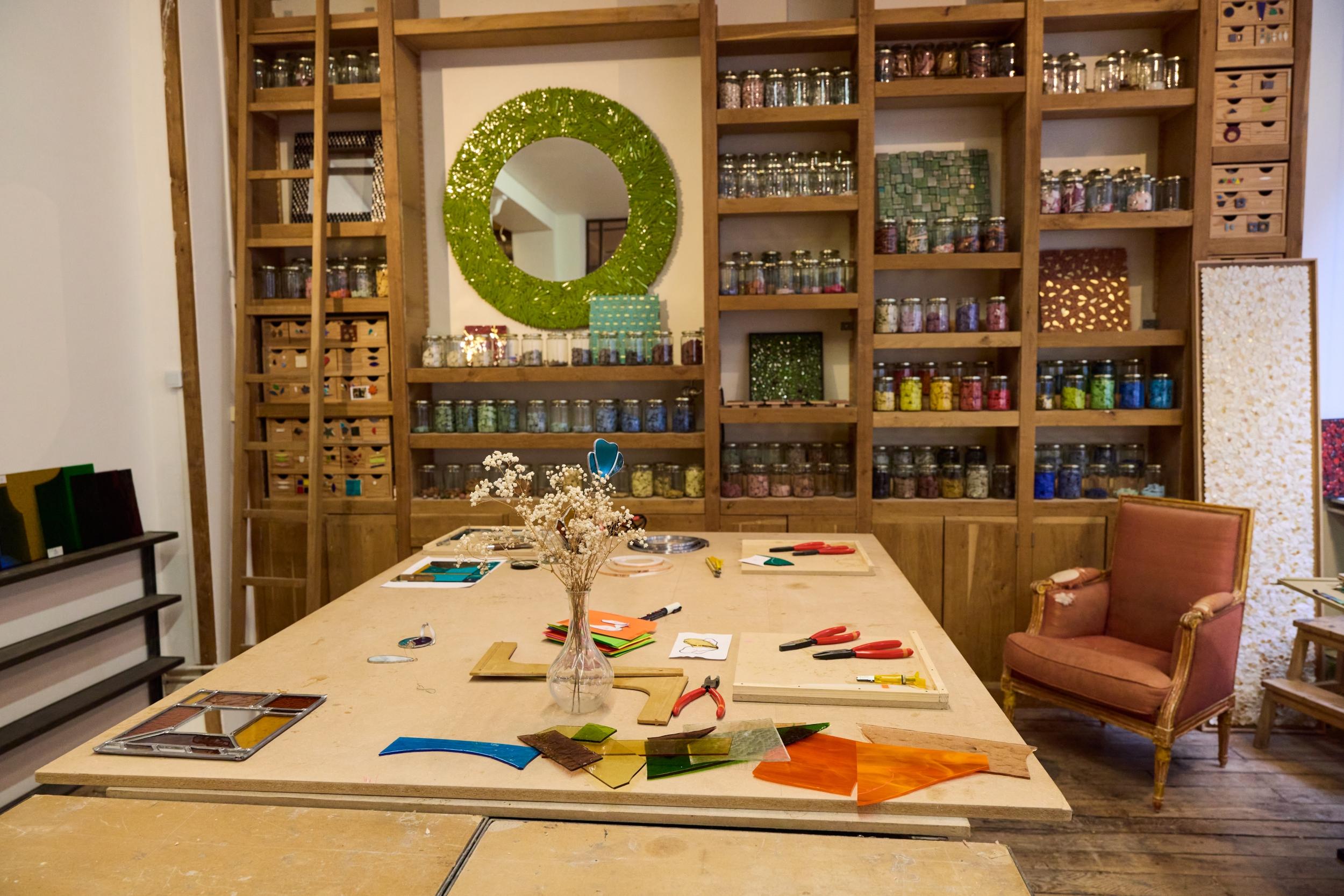 Créez votre miroir en vitrail Tiffany avec Marion - Image n°11 - Wecandoo